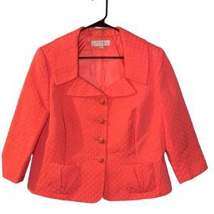 🎃 Vintage Tahari Pink Buttoned Blazer Women’s 14W
